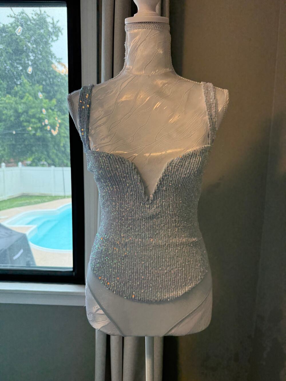 Intimately Free People Sparks Fly Sequin Bodysuit